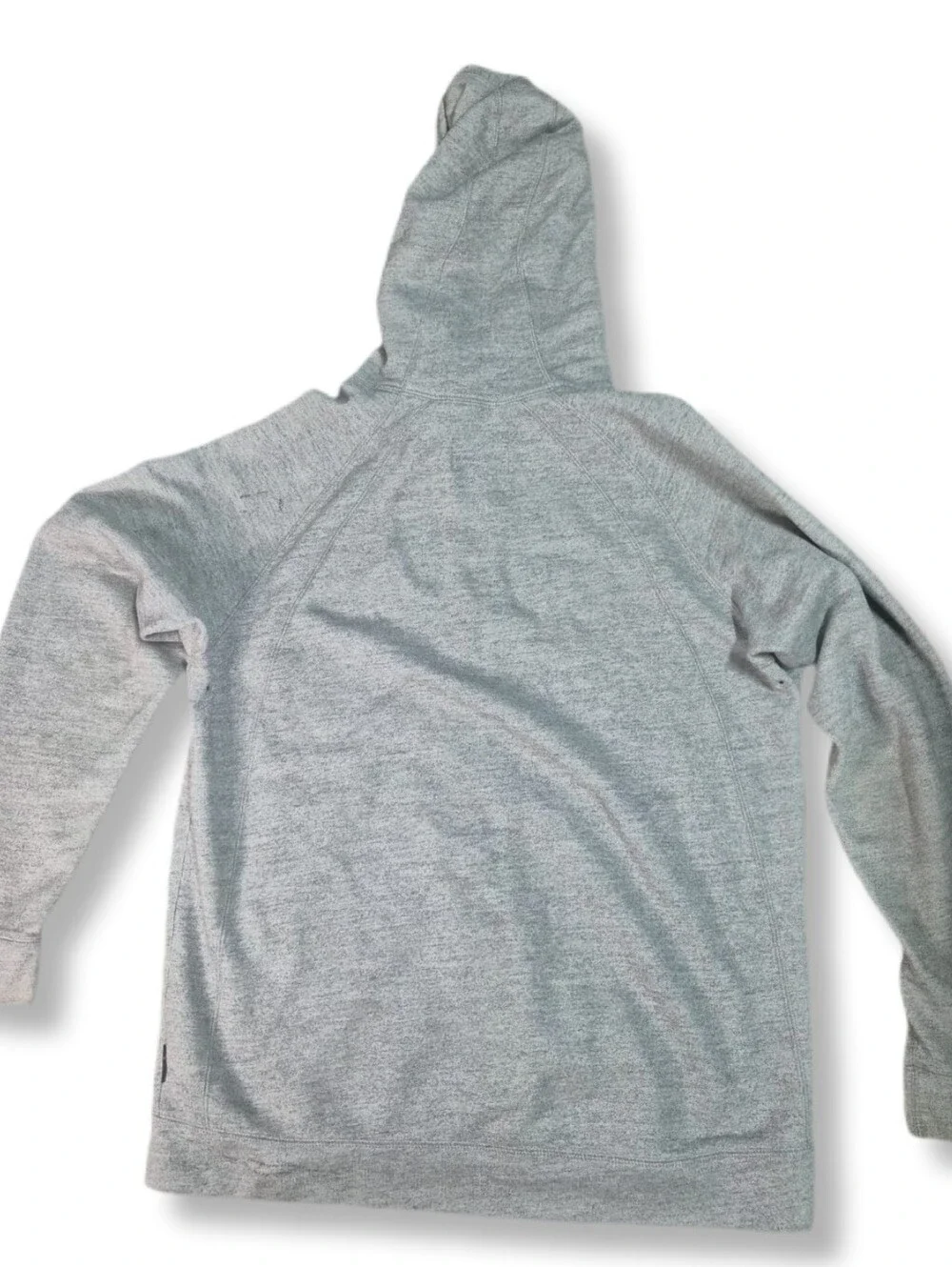 Air Jordan Men's Light Gray Full Zip Drawstring Hooded Cotton Jacket Sz. XXL